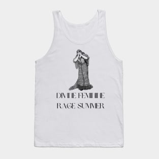 Divine Feminine Rage Summer Black Tank Top